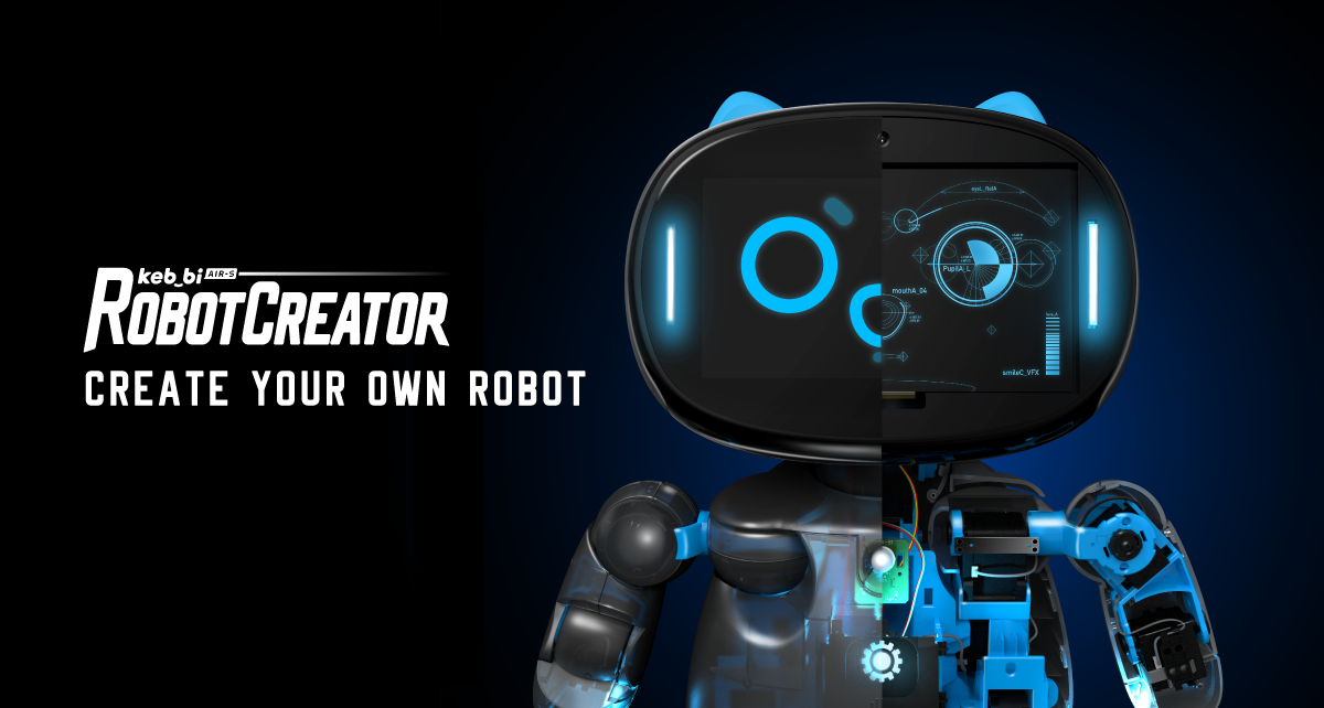 Kebbi Air S – Robot Creator 機器人組裝套件｜創造屬於你自己的機器人